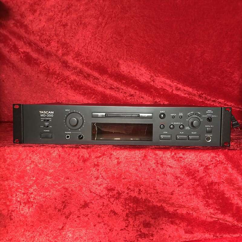 TASCAM MD350 Professional Minidisc Recorder Reverb