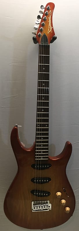 Samick strat style, very cool, plays good, perfect starter, local pickup only. image 1