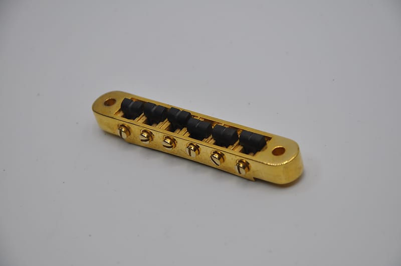 Graph Tech GHOST Resomax Pat Pend 4MM GT-8843 Tune-O-Matic GOLD Bridge