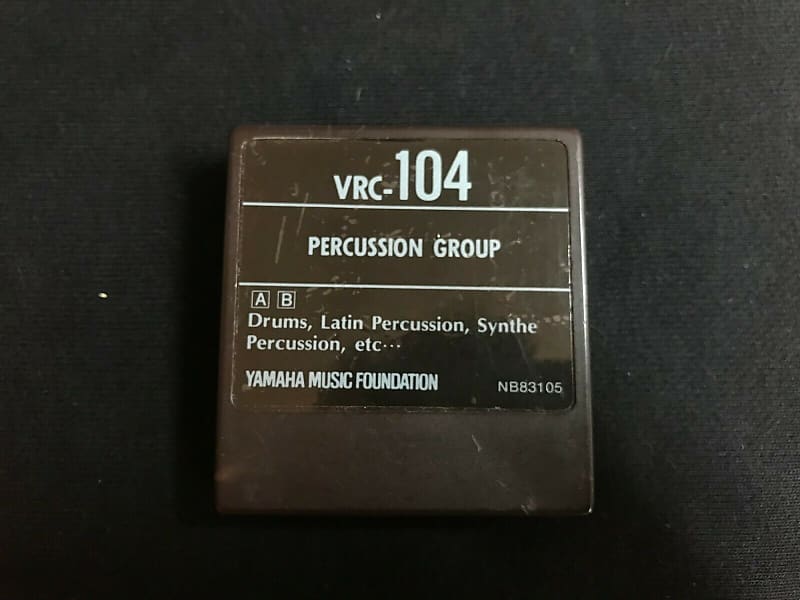 Yamaha DX7 Voice Data Rom Cartridge VCR-104 Percussion Group | Reverb UK