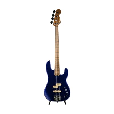 Charvel Pro-Mod San Dimas Bass PJ IV Bass Guitar, Maple Fretboard, Mystic Blue, MC220875 for sale