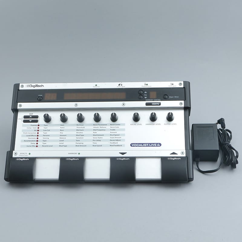 Digitech Vocalist Live 4 VL4 Vocal Effects Pedal P-26569