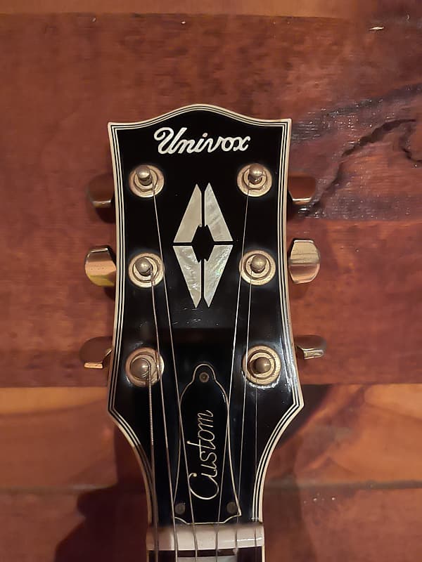 貴重！univox les paul Univox MIJ Lawsuit Era Les Paul 1970's Black W/OHSC | eBay