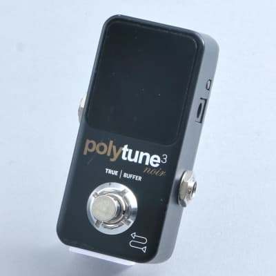 TC Electronic Polytune 3 Mini Noir Tuner Guitar Effects Pedal P-24953 for sale