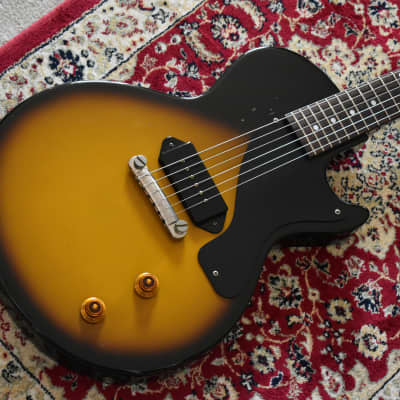 1985 Greco Japan EJR54-50 Les Paul Junior Vintage Sunburst, All Original, MIJ, Fujigen, Japanese Vintage, JR, 6.83lbs image 2