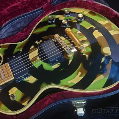Gibson Custom Shop Zakk Wylde Les Paul Custom Bullseye Camo 【Rare!】 2004s - Camouflage image 4