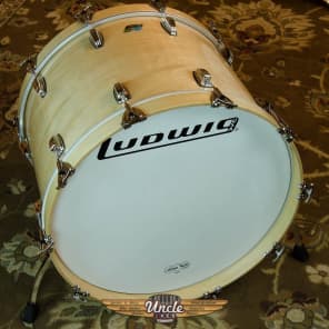 New Ludwig Classic Maple Drum Set Natural Maple 24" 18" 14" MAPLECUSTOM9 image 2
