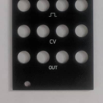 Panel Only for DIY micro Ornament & Crime uO_C Eurorack Module image 1