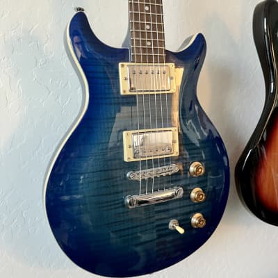 Hamer XT Series Sunburst A/T Electric Guitar - Blue Flame Sunburst