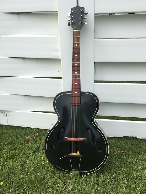 Silvertone f hole acoustic guitar cheap
