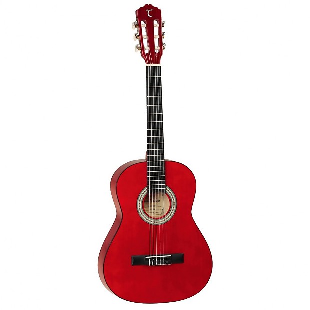 Tanglewood Discovery Classical Guitar 3 4 size in Transparent Wine Red Finish