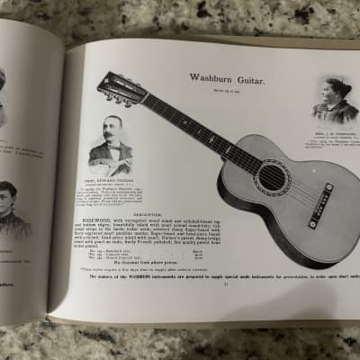 Washburn 1897 guitar mandolin zither banjo reprint catalog Lyon and Healy Lion image 19
