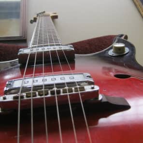 1960's Vintage Hollowbody Electric Guitar (possibly Teisco or similar) image 5