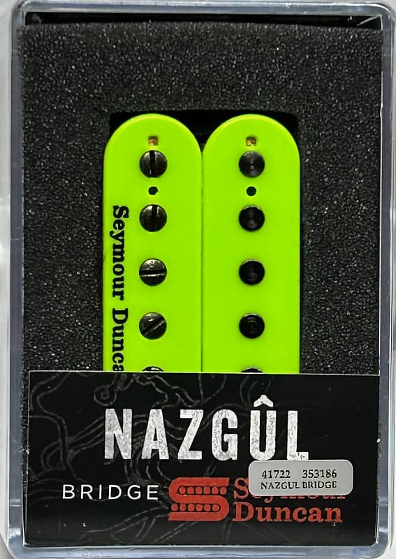 Seymour Duncan Nazgul Bridge Pickup Standard Spacing - Neon Green