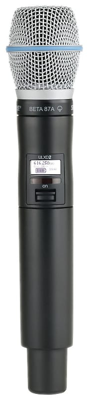 Shure ULXD2/B87A-G50 Beta87A Handheld Transmitter in the G50 Band image 1