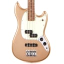 Used Fender Player Series Mustang Bass PJ Pau Ferro - Firemist Gold