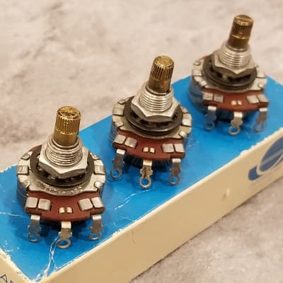 1957 Centralab 500k Audio Taper Vintage Potentiometers - Qty 3 - Les Paul  #3 | Reverb