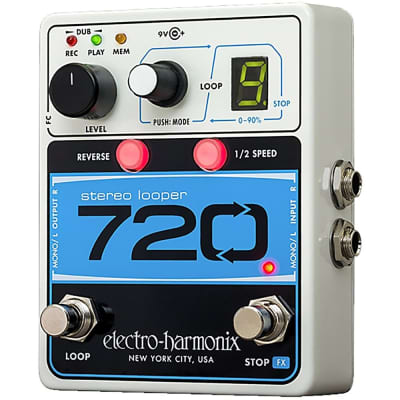 Electro-Harmonix 720 Stereo Looper Guitar Effects Pedal image 1