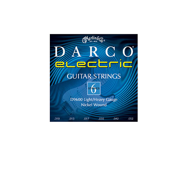 Martin D9600 Darco Nickel-Plated Electric Guitar Strings - Light/Heavy (10-52) image 1