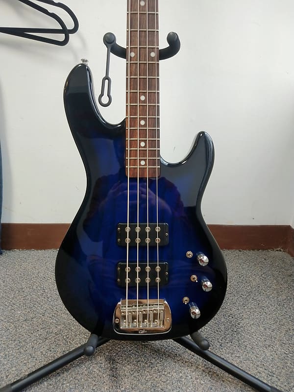 Used G&L Tribute L-2000 Bass Guitar - Blueburst with Hardshell Case image 1