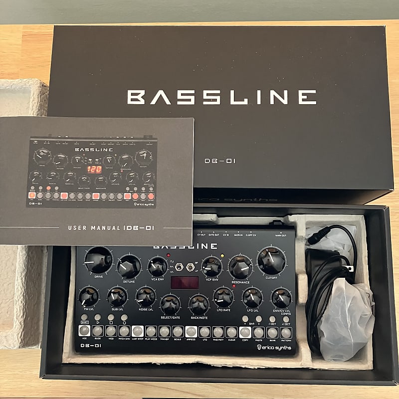 Erica Synths Bassline DB-01 Desktop 2020 - Black | Reverb