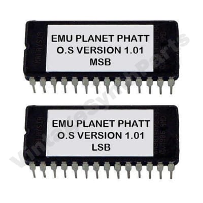 E-mu Planet Phatt Version 1.01 firmware OS update upgrade eprom Emu Rom