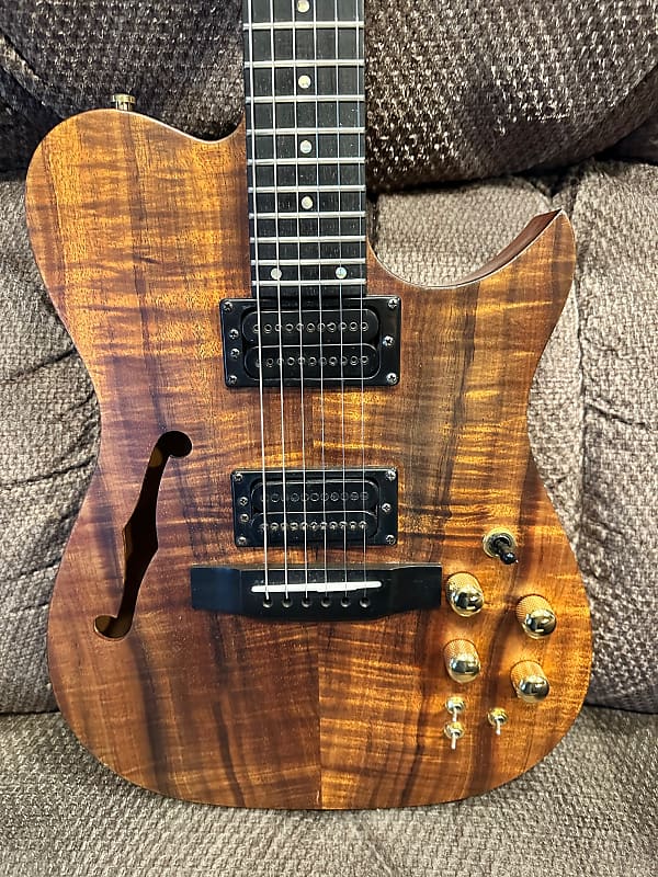 Carvin AE185 Acoustic Electric Mid90's Solid Koa Satin Reverb