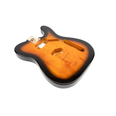 AE Guitars® T-Style Alder Replacement Guitar Body 2 Tone Sunburst image 2