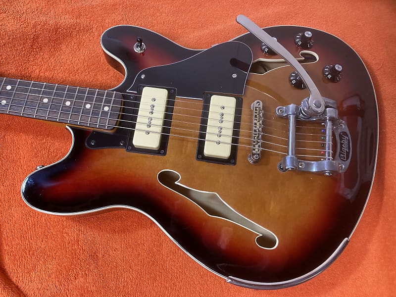 美品/終売レアモデル Squier by fender テレカスタム P90
