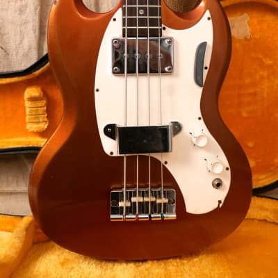 Gibson Melody Maker Bass 1968 - Sparkling Burgundy Metallic image 2