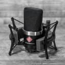 TLM 102 Black Condenser Microphone w/Shockmount and Carton Box Studio Set