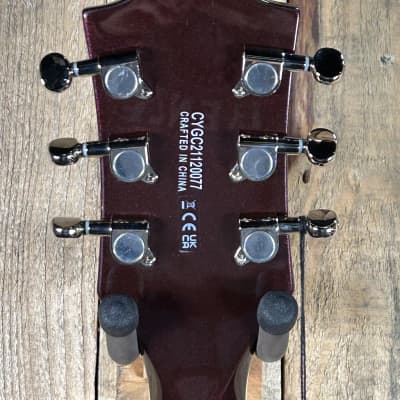 Gretsch G5655T Electromatic Center Block Jr. Single Cut Electric Guitar with Bigsby-Dark Cherry Metallic image 6