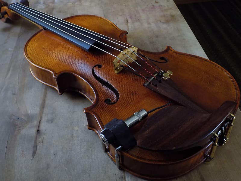 Crow Creek Fiddles Handmade Acoustic Violin with Fishman Reverb