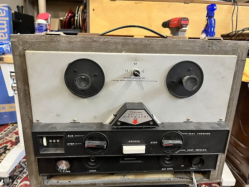 Silvertone 5234 monaural tape recorder reel to reel 1960s