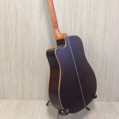 Klema K300DC-CE Satin / Natural Solid Cedar Top,Dreadnought Acoustic Guitar,Cutaway,EQ+ Gig Bag image 7