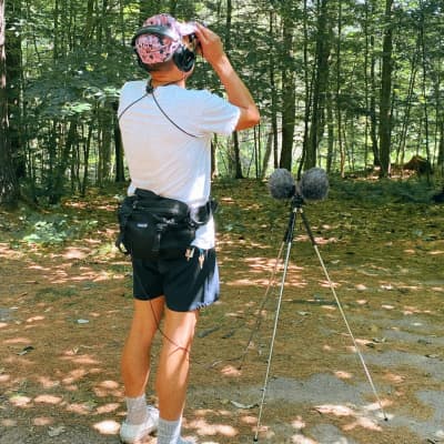 Binaural Field Recording Rig Custom-built (similar to LOM mikroUši) image 3