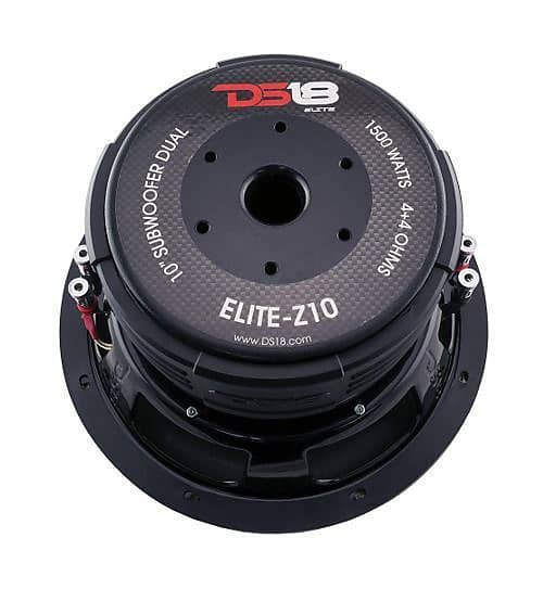 DS18 - Elite-Z10 - 10 Subwoofer 1500W Dual 4 Ohm Voice Coil Pro Bass