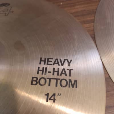 超お買い得 (早いもの勝ち)PAiSTE 404ハイハット 14インチ 上下セット 