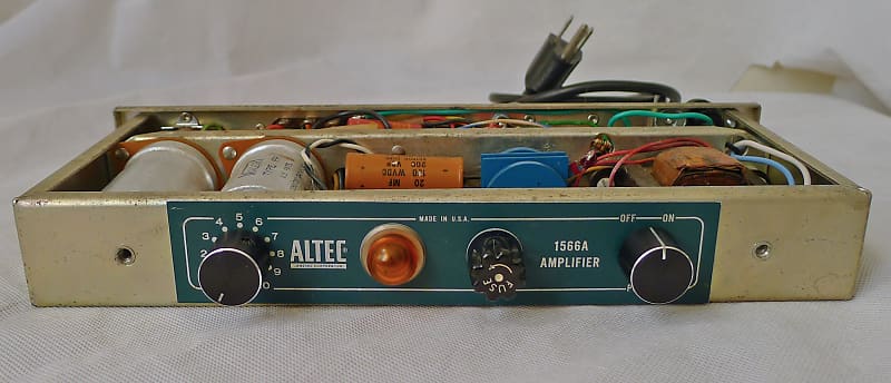 Altec 1566a Tube Microphone Pre Amp Modified From The Record Plant