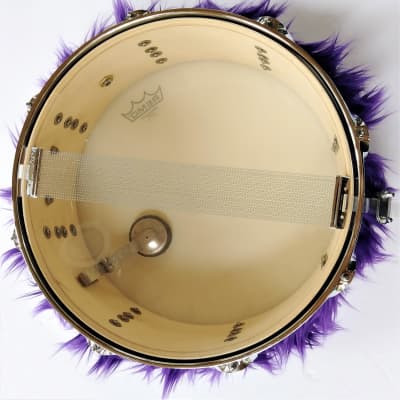 Sound Percussion 14" x 5" Purple Furry Snare Drum image 6