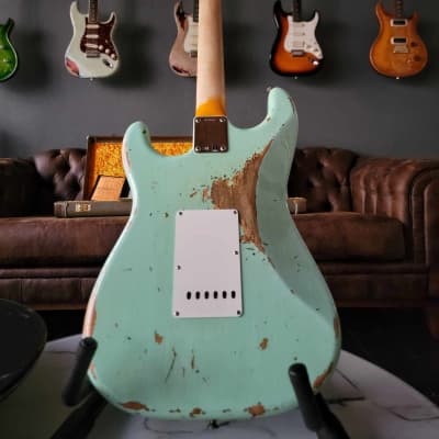 Fender Stratocaster 1962 Custom Shop '62 - Heavy Relic Surf Green image 12