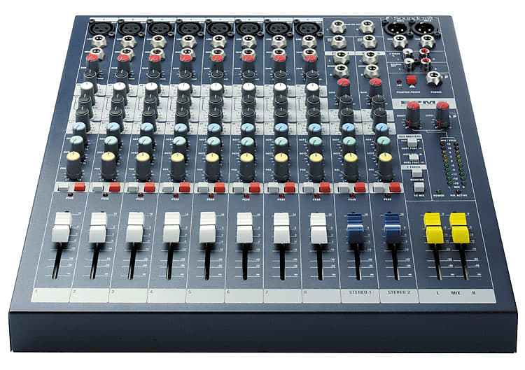 Soundcraft EPM-8 Multi-Format 8-Channel Mixer | Reverb