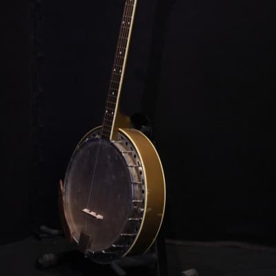 Kay 5-string Resonator Banjo Rare Gold Finish With Custom Hard Shell Case image 13