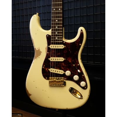 Moon [USED] ST Classic ST-C Ash Rosewood Neck VWH [SN.58577] for sale