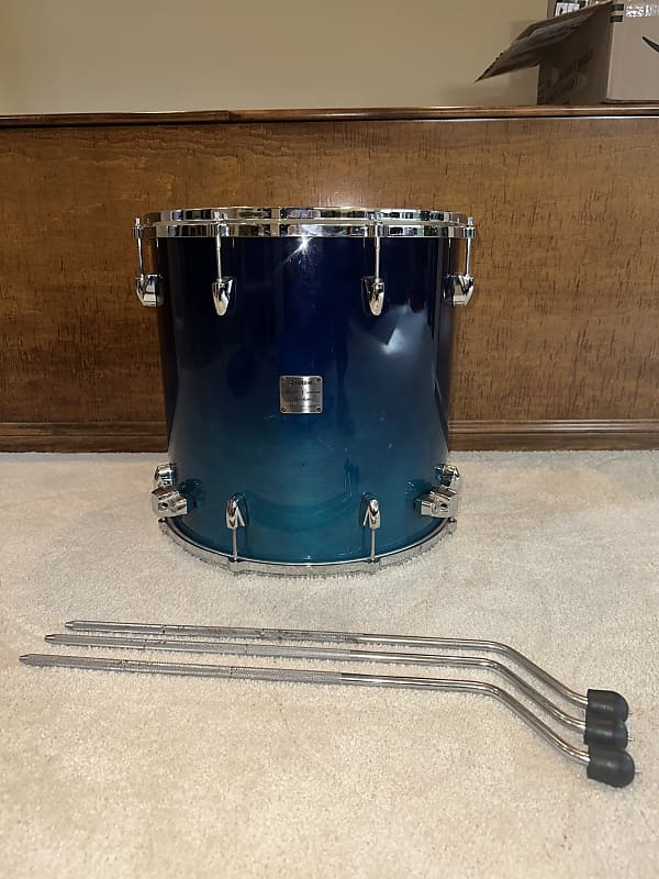 メイプルカスタム Yamaha Maple Custom Absolute 16x16 Floor Tom - Sea Blue Fade