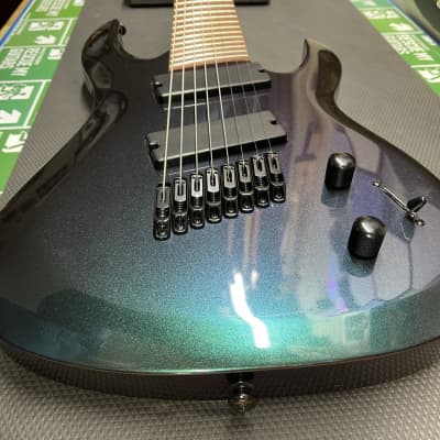 Harley Benton R-458FFB Roasted Multiscale Flip Flop Blue The Better Benton Includes In USA Fret Dress and Setup image 2