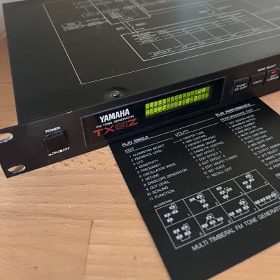 Yamaha TX81Z Rackmount FM Tone Generator 1987 - 1988 - Black