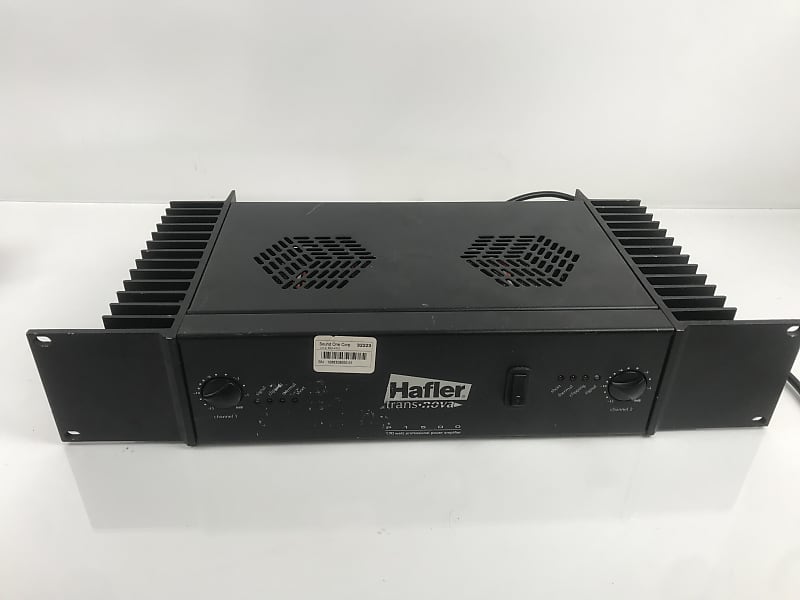 Hafler P1500 TransNova Professional Power Amplifier Reverb