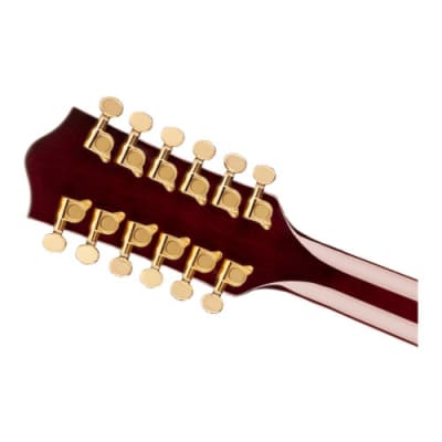 Gretsch G5422G-12 Electromatic Classic Hollow Body Double-Cut 12-String Guitar with Gold Hardware and Laurel Fingerboard (Right-Handed, Walnut Stain) image 7