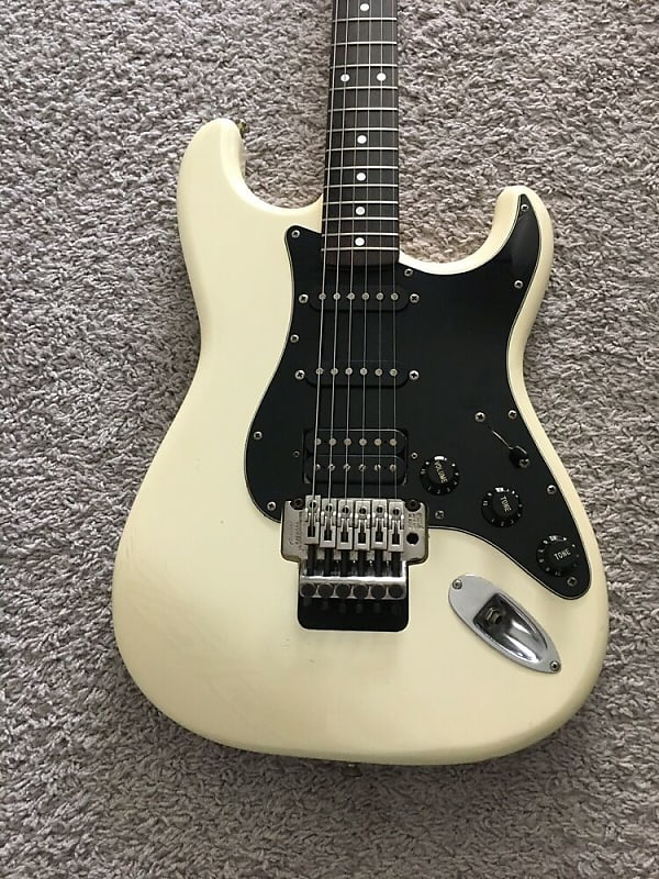 Fender Stratocaster ST-362F Olympic White MIJ 1989 Kahler Tremolo